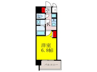 プレサンス江坂クォーレの物件間取画像